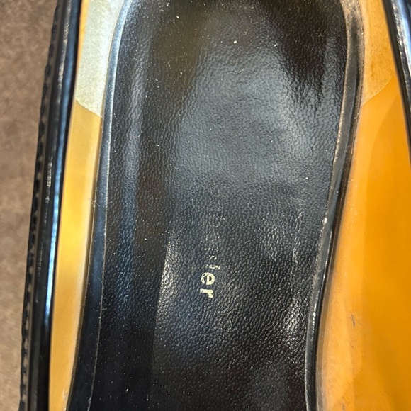 PROENZA SCHOULER Sz 39 Chunky Penny Loafers Contrasting Stitching Patent Leather - Picture 7 of 12